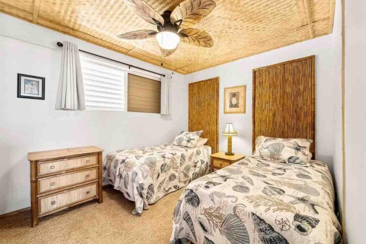 Family Friendly Kailua Bay View Ac Free Parking Walk To Kailua Village Eksteriør billede