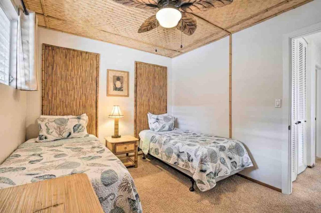 Family Friendly Kailua Bay View Ac Free Parking Walk To Kailua Village Eksteriør billede